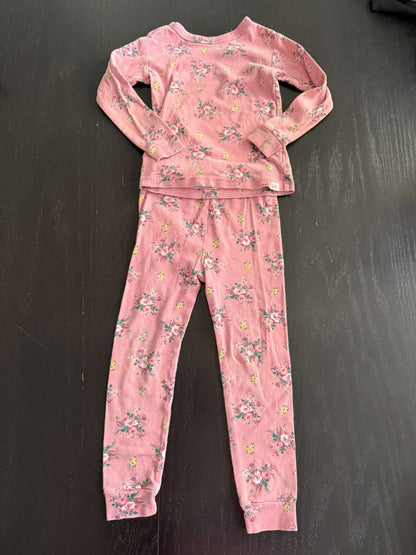 GAP Pink Floral Size 4 Pjs (106), Kids 4/4T