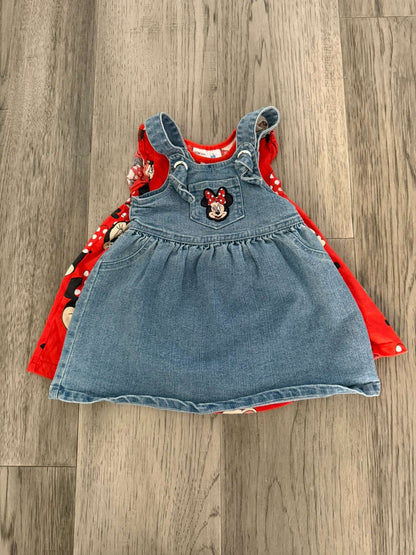 2 Disney Girls Dress 12-18 Months (140) , Kids 24 Month (18-24M)