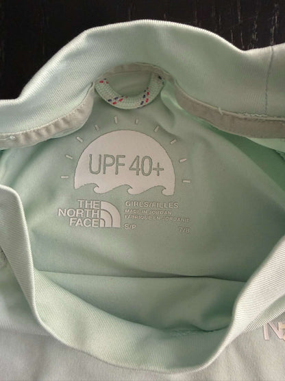 North Face Long Sleeve UPF Shirt 7/8 (101), Kids 7