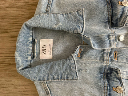 Zara Girls Denim Coat Size 10 (150), Kids 10