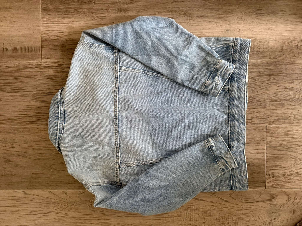 Zara Girls Denim Coat Size 10 (150), Kids 10