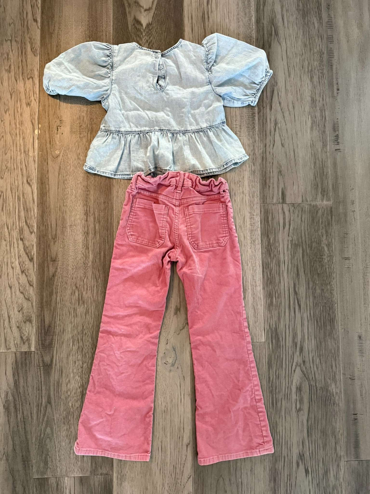 Girls GAP Pink Jeans and GAP Denim Top Size 6/7 (189), Kids 6/6X