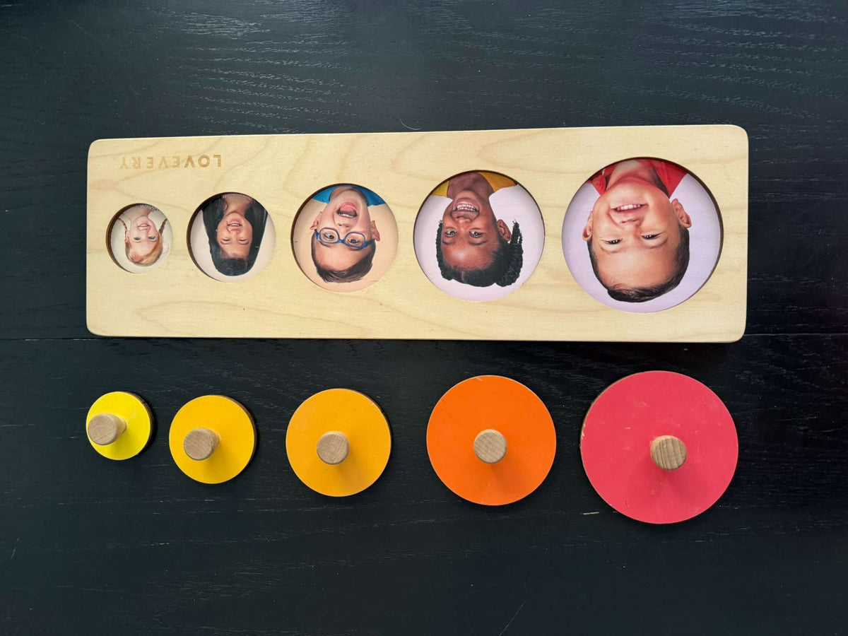 Lovevery Friends of All Shapes Puzzle and Spinning Rainbow (209)
