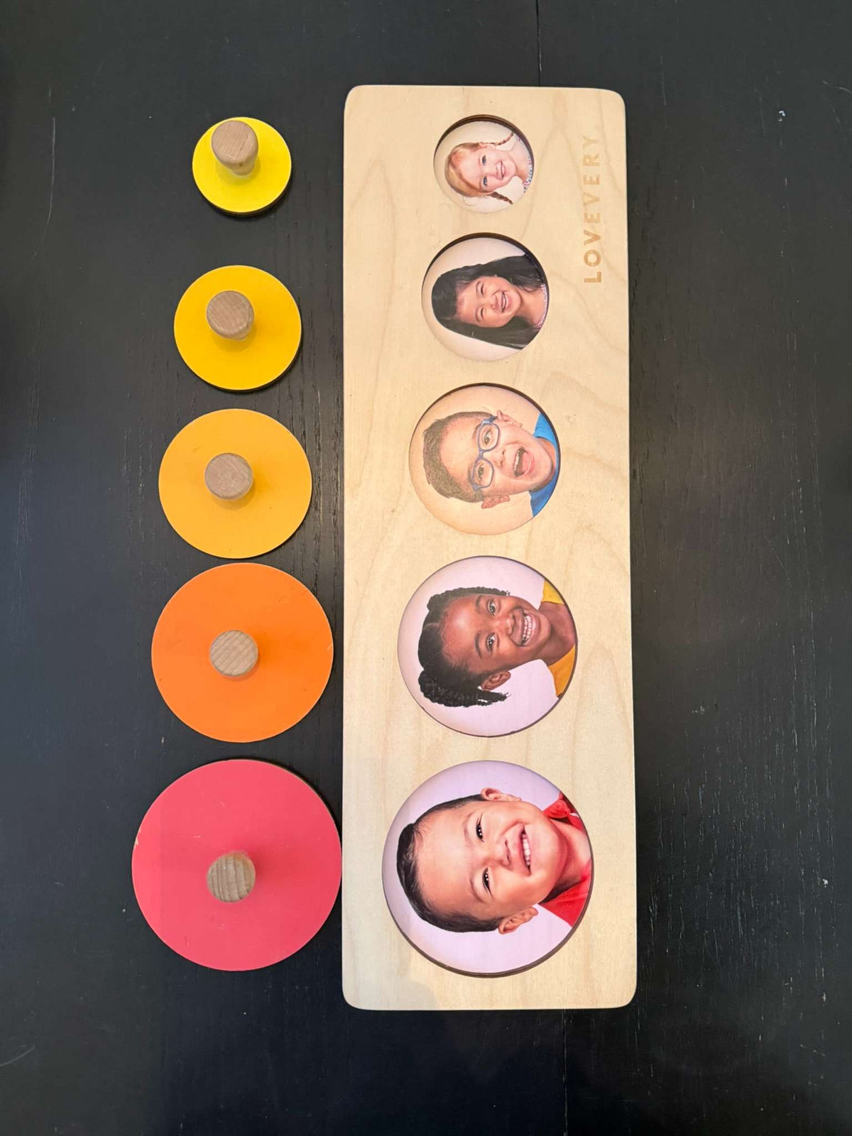 Lovevery Friends of All Shapes Puzzle and Spinning Rainbow (209)