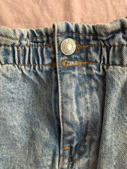 Zara Girls Denim Skirt & Zara Cotton Baby Pink Shirt Size 6/7 (103), Kids 7
