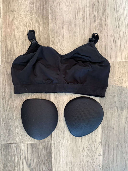 XL Black Knix Nursing Bra with Leakproof Cups (94), Maternity XL (16-18)