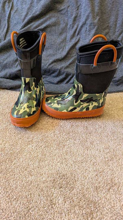 Neoprene rubber rain boot , Shoes 7 (Walkers:12-24 mth)