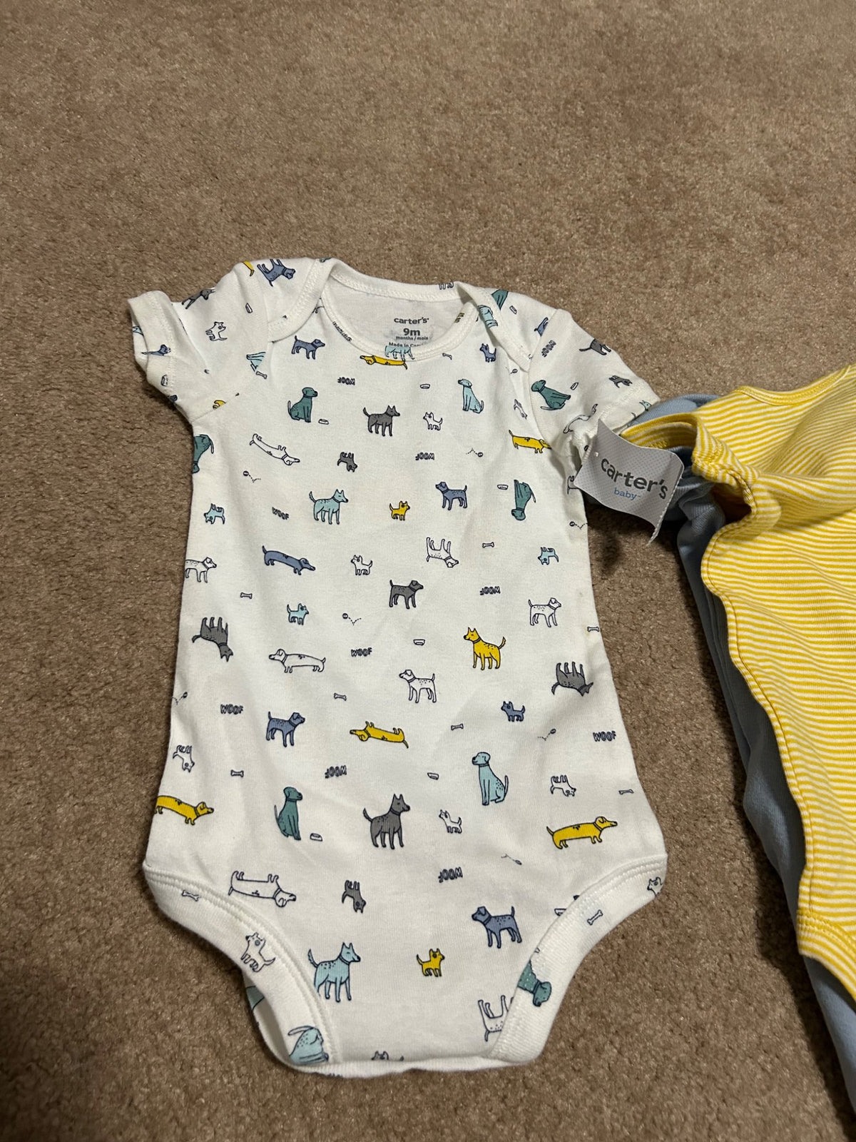 9month onesies x3 - NEW, Kids 9 Month (6-9M)
