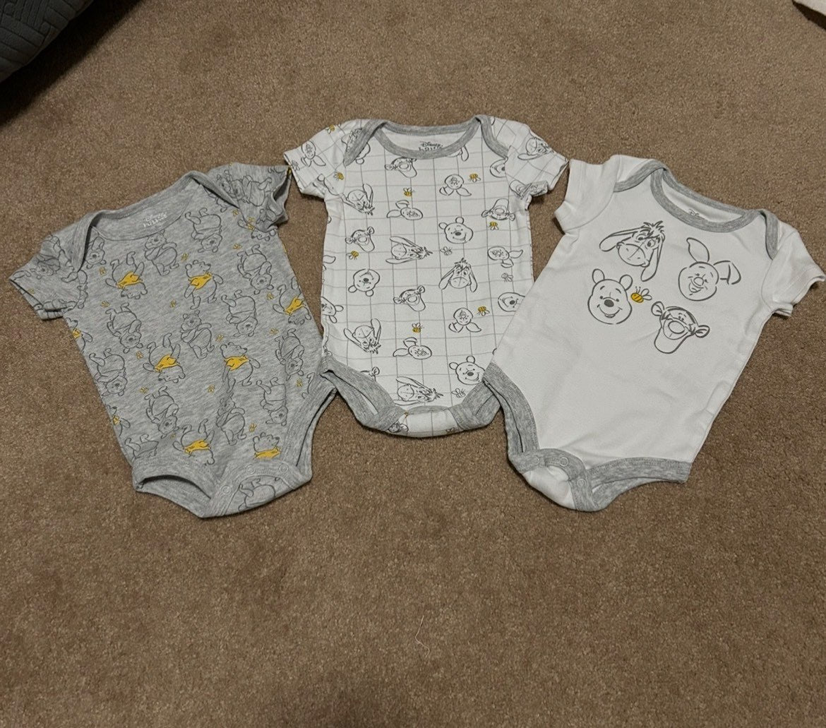 Onsies x3 0-3 months, Kids 3 Month (0-3M)