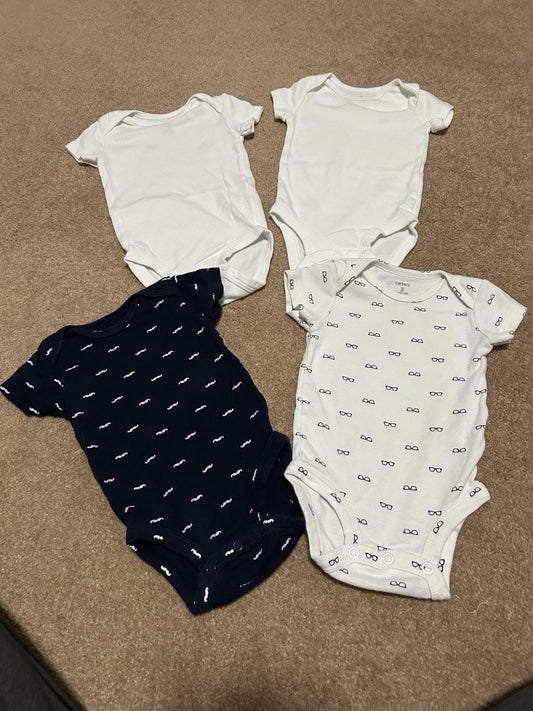3months onesies x4 -New, Kids 3 Month (0-3M)