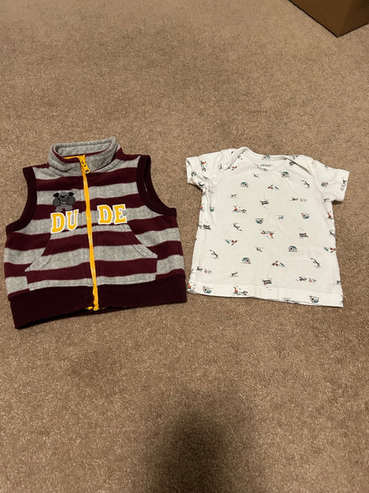 Shirt and vest 3 months, Kids 3 Month (0-3M)