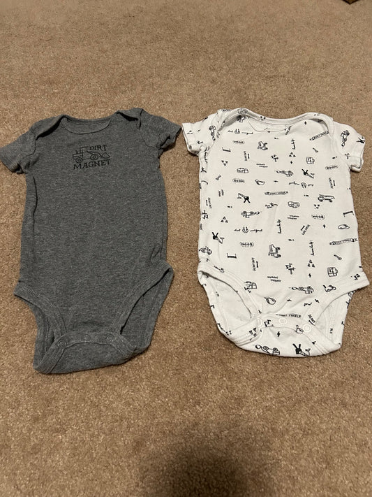 Two 6 month onesies - New, Kids 6 Month (3-6M)