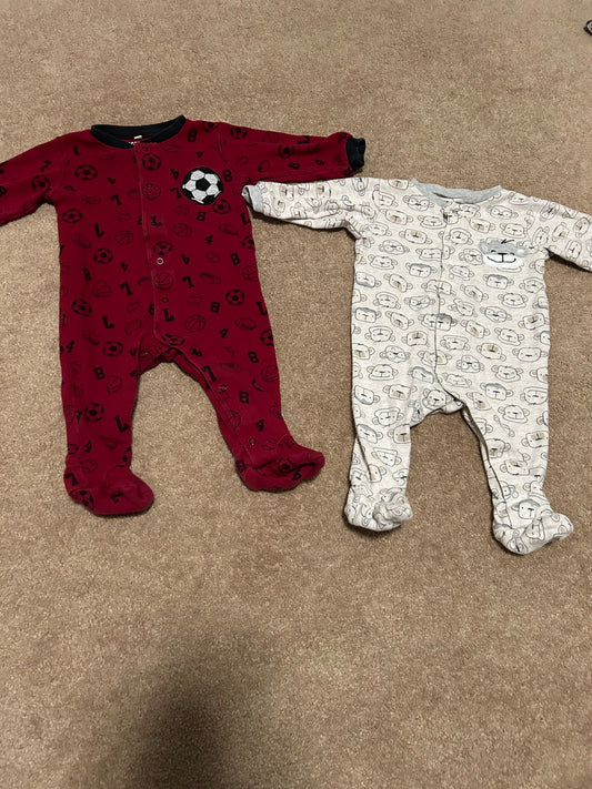 Sleepers x2 6months, Kids 6 Month (3-6M)