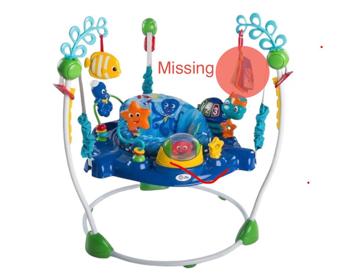 Baby Einstein Neptune's Ocean Discovery Activity Baby Jumper Activity Center