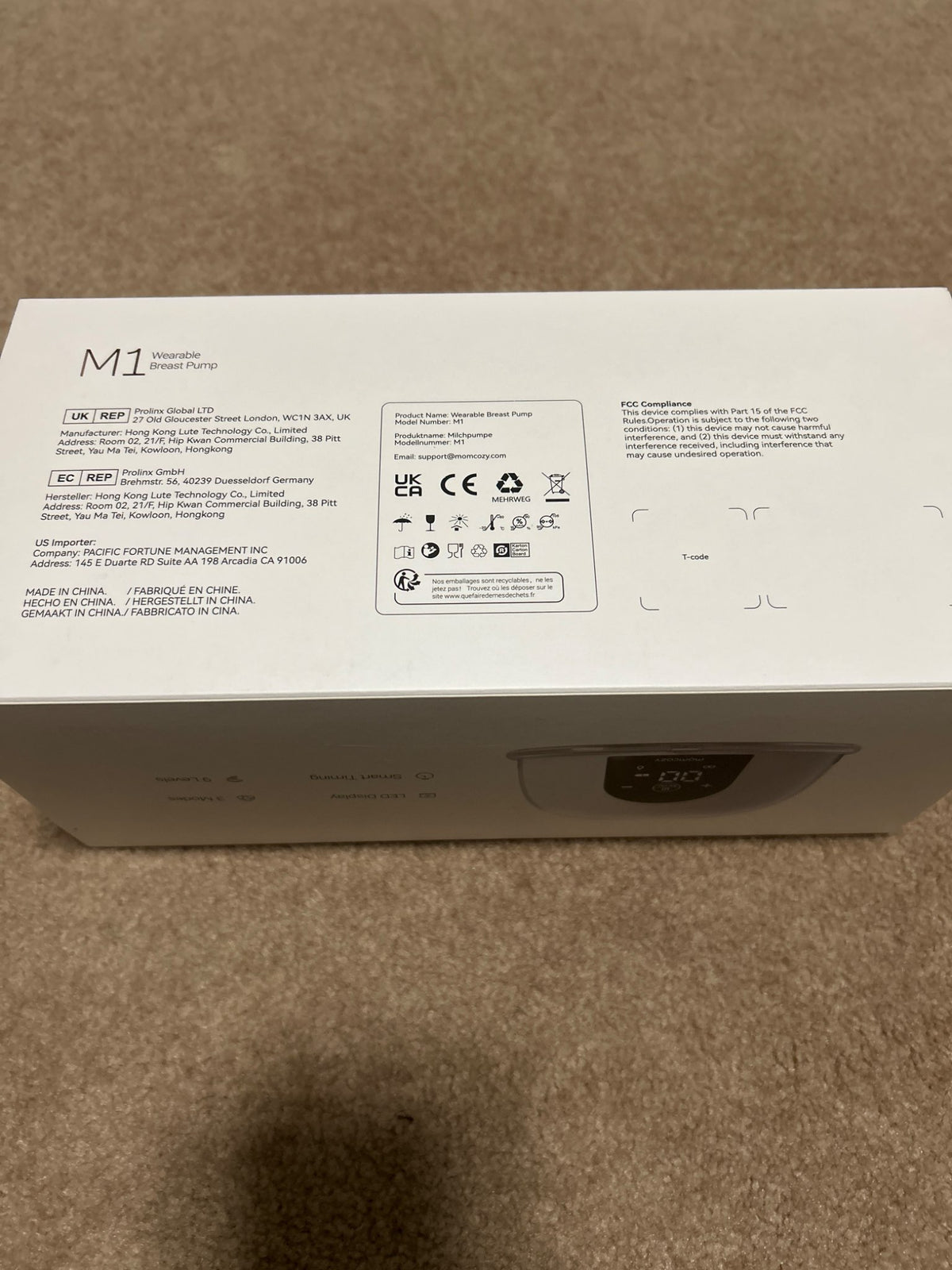 Momcozy Wearable Breast Pump -New in Box