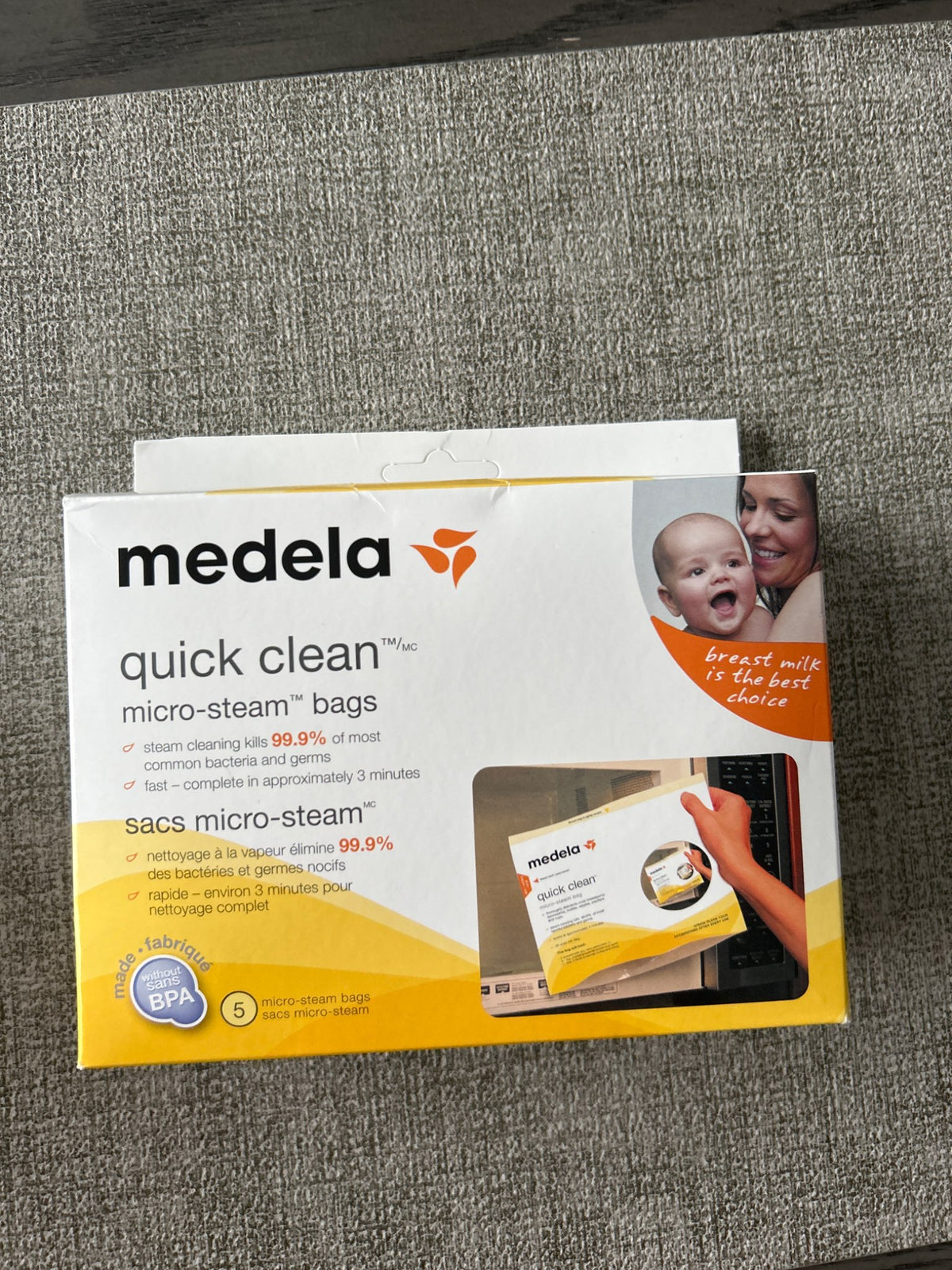 Enfamil nipples x12 & Medela quick clean steam bags x5 -New
