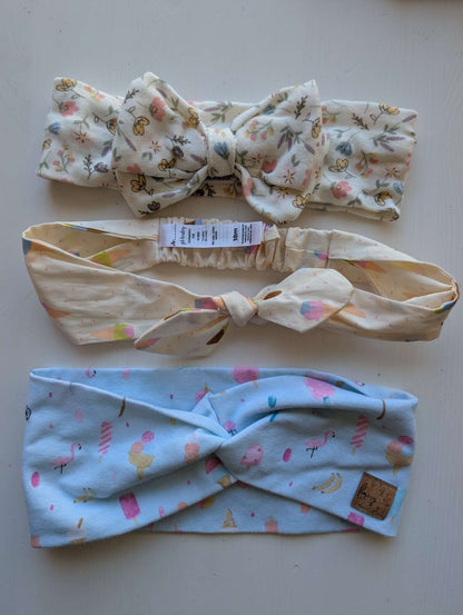 Set of 3 Toddler Headbands (Pi.Baby & Legacy) ~18M