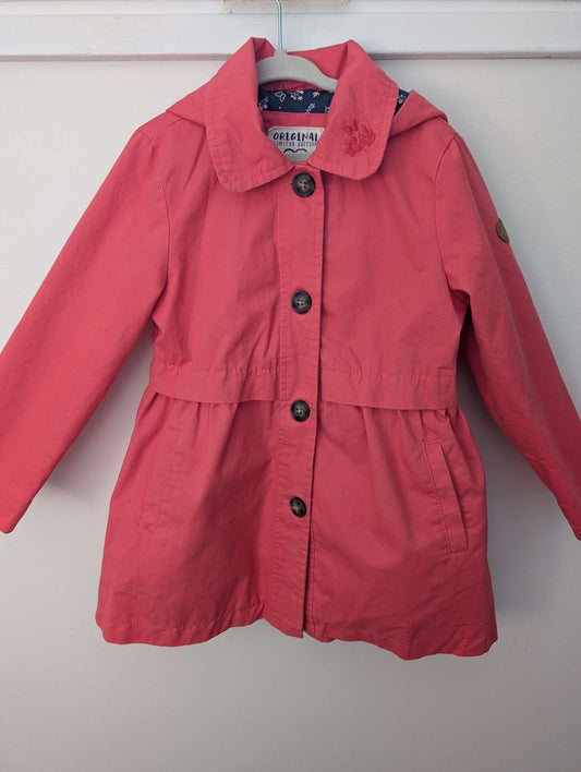 Girls Limited Edition Pink Flare Trench Coat, Size 110 / 4-5T bought in Germany, Kids 5/5T