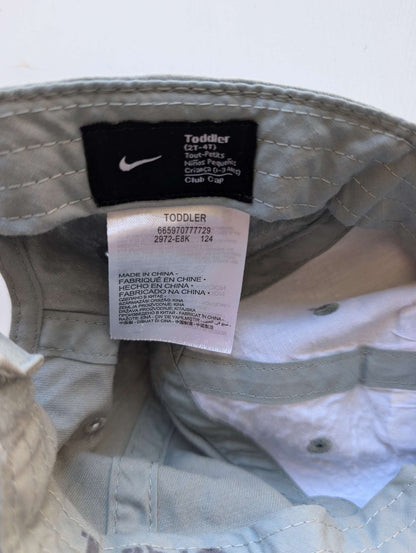 Nike Toddler Club Cap - Grey with Pastel Logo (2T-4T)
