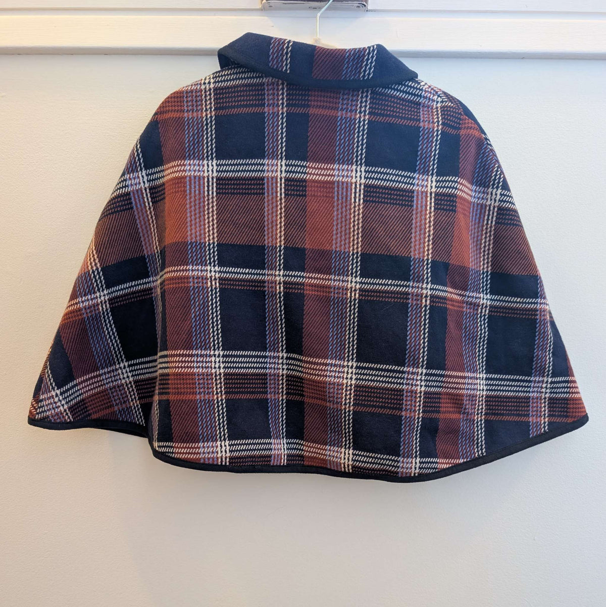 Girls Janie and Jack Plaid Cape / Poncho, size 5T, new, Kids 5/5T
