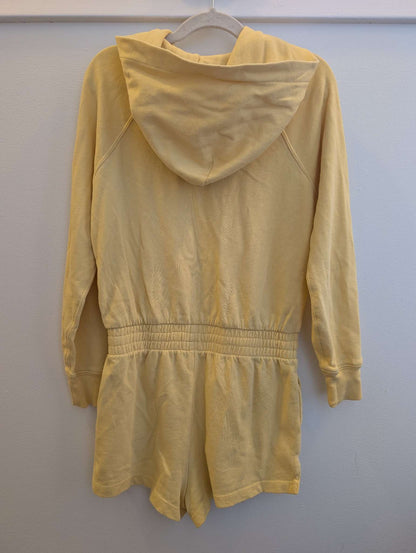 Girls Polo Ralph Lauren Yellow Hooded One Pice Romper, Size 8-10, Kids 8