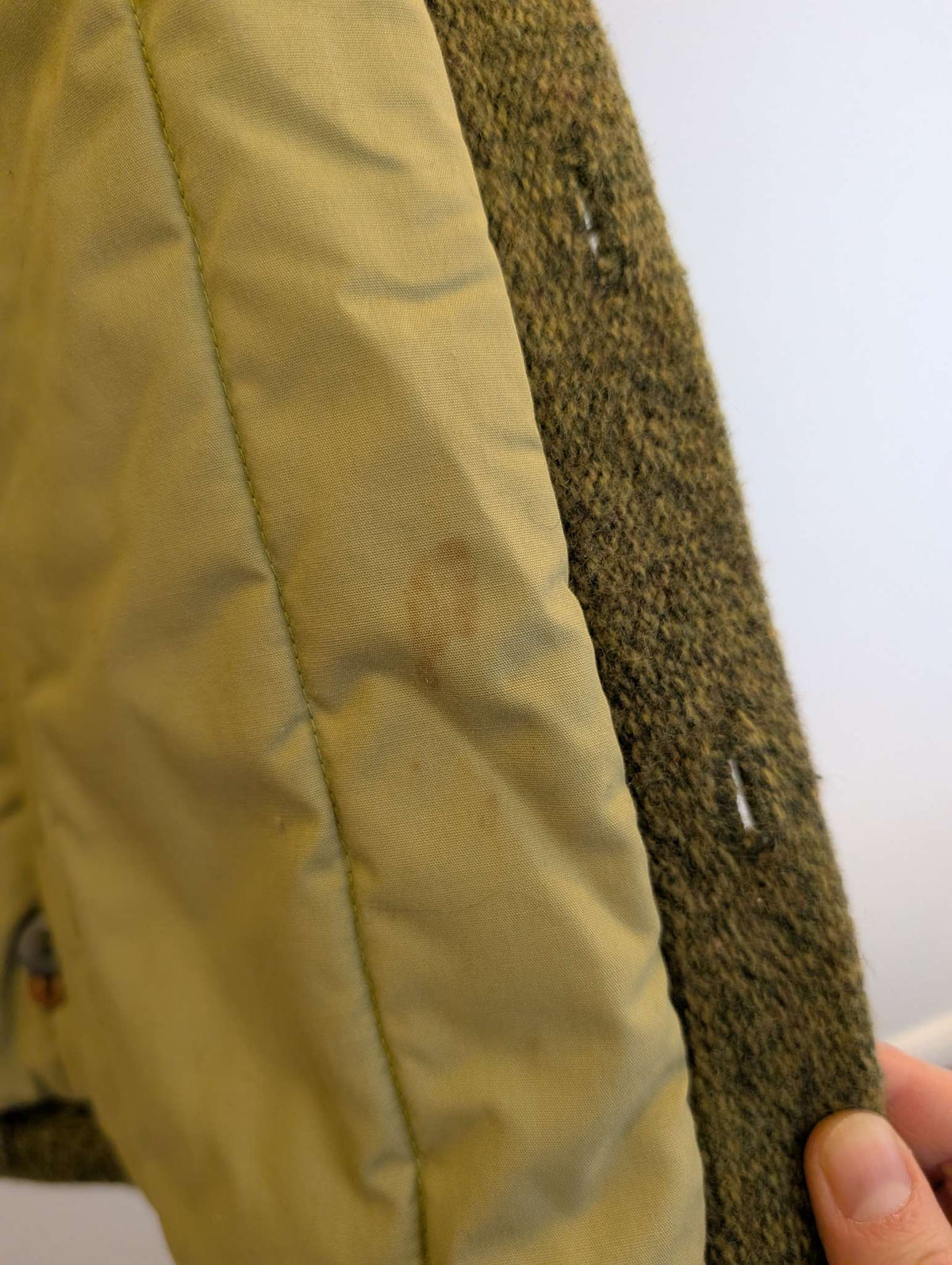 Dearbaby Knit Insulated Lined Pea Coat, olive green, kids size 4T, Kids 4/4T