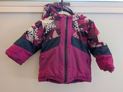 Girls Pink Winter Columbia Ski Jacket 4T, Kids 3T