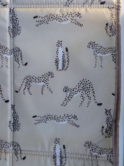 Cheetah Leopard Print Portable Baby Changing Mat / change pad