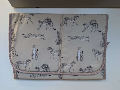 Cheetah Leopard Print Portable Baby Changing Mat / change pad