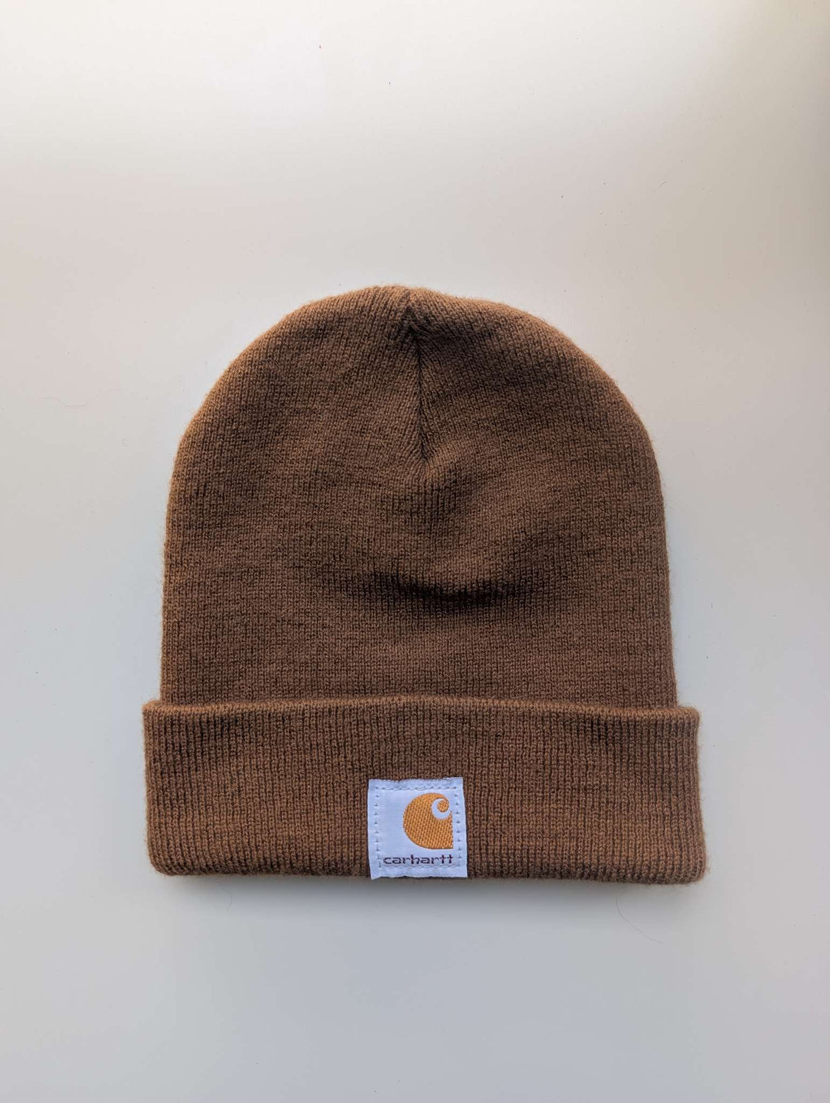 Carhartt Brown Beanie Touque Youth One Size