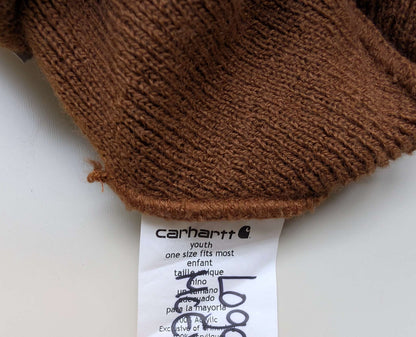 Carhartt Brown Beanie Touque Youth One Size