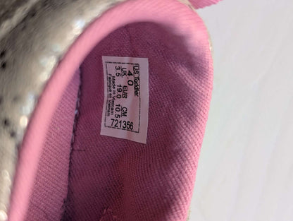 Vans Toddler girls pink and Silver Glitter Slip-On Shoes, toddler 4, Shoes 4 (Baby: 0-12 mth)