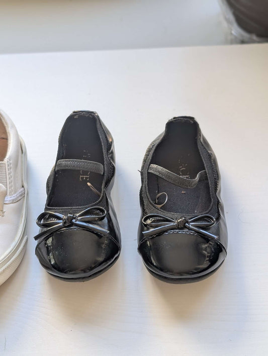 toddler Girl Patent vegan leather ballet flats, size 6, Shoes 6 (Walkers:12-24 mth)