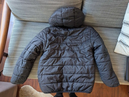 Boys Black / Camo Eddie Bauer Puffer / Sherpa Fleece Reversible Jacket size L (10/12), Kids 10