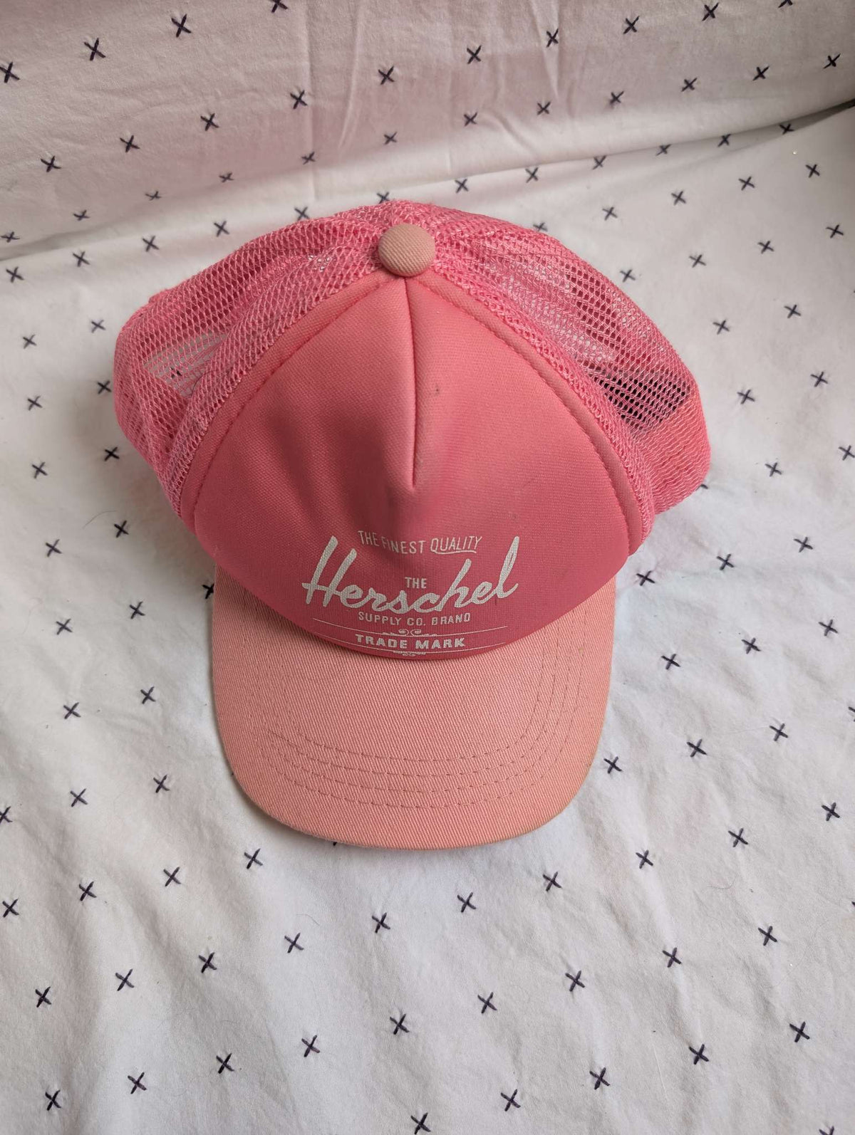 Herschel Supply Co. Pink Toddler Trucker Sun Hat