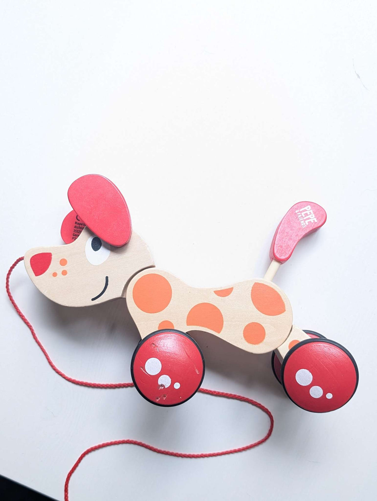 Hape Pepe the Puppy Wooden Pull Toy for Toddlers
