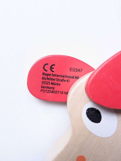 Hape Pepe the Puppy Wooden Pull Toy for Toddlers