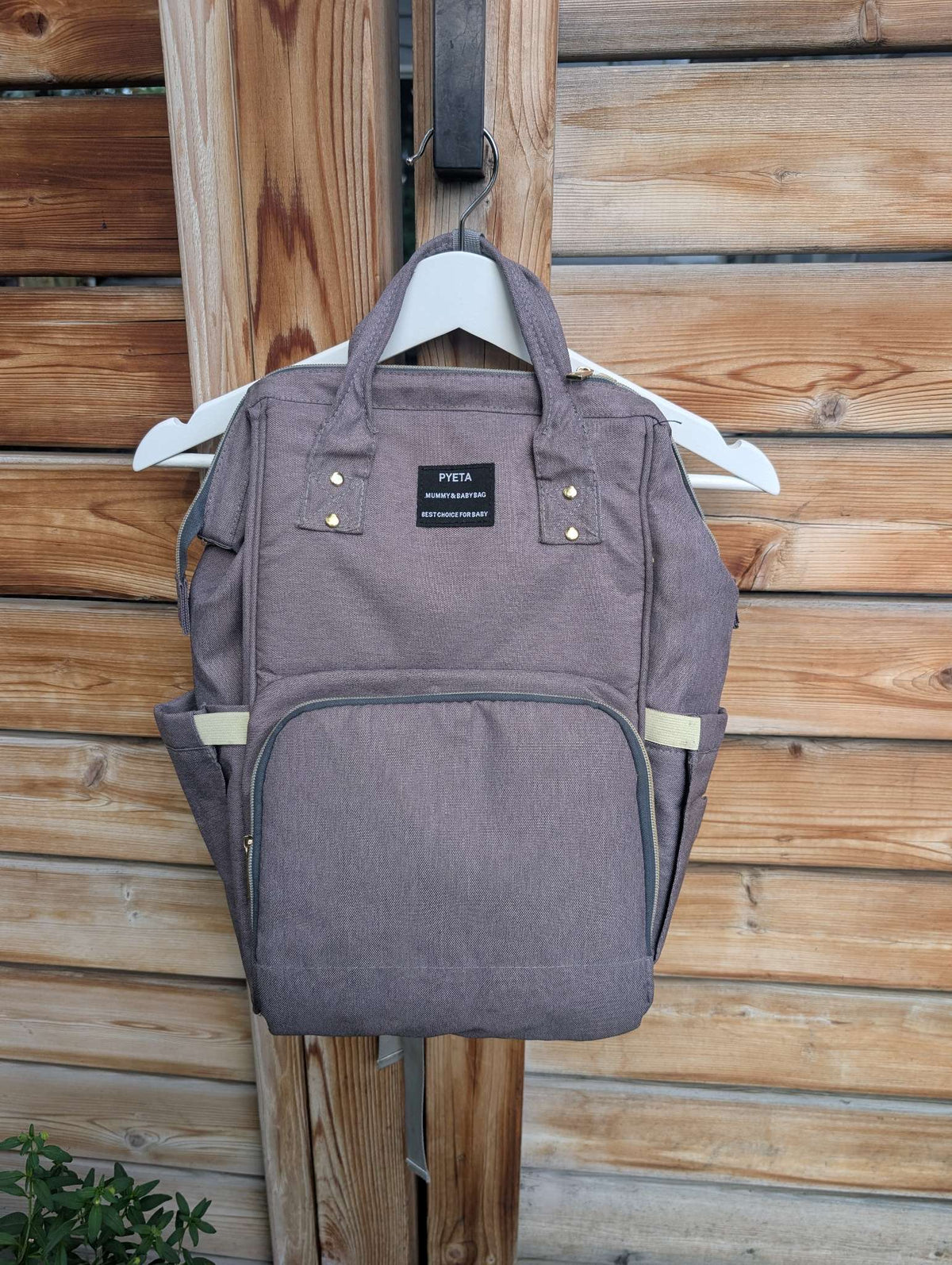Pyeta Baby Diaper Bag Backpack, Grey, Great condition