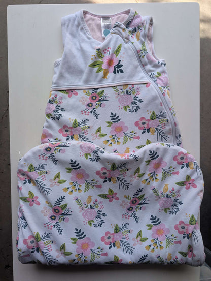 Kushies Organic Cotton Sleep Sack - Floral (Size 18-36M), 18-24 Months (Extra Large)