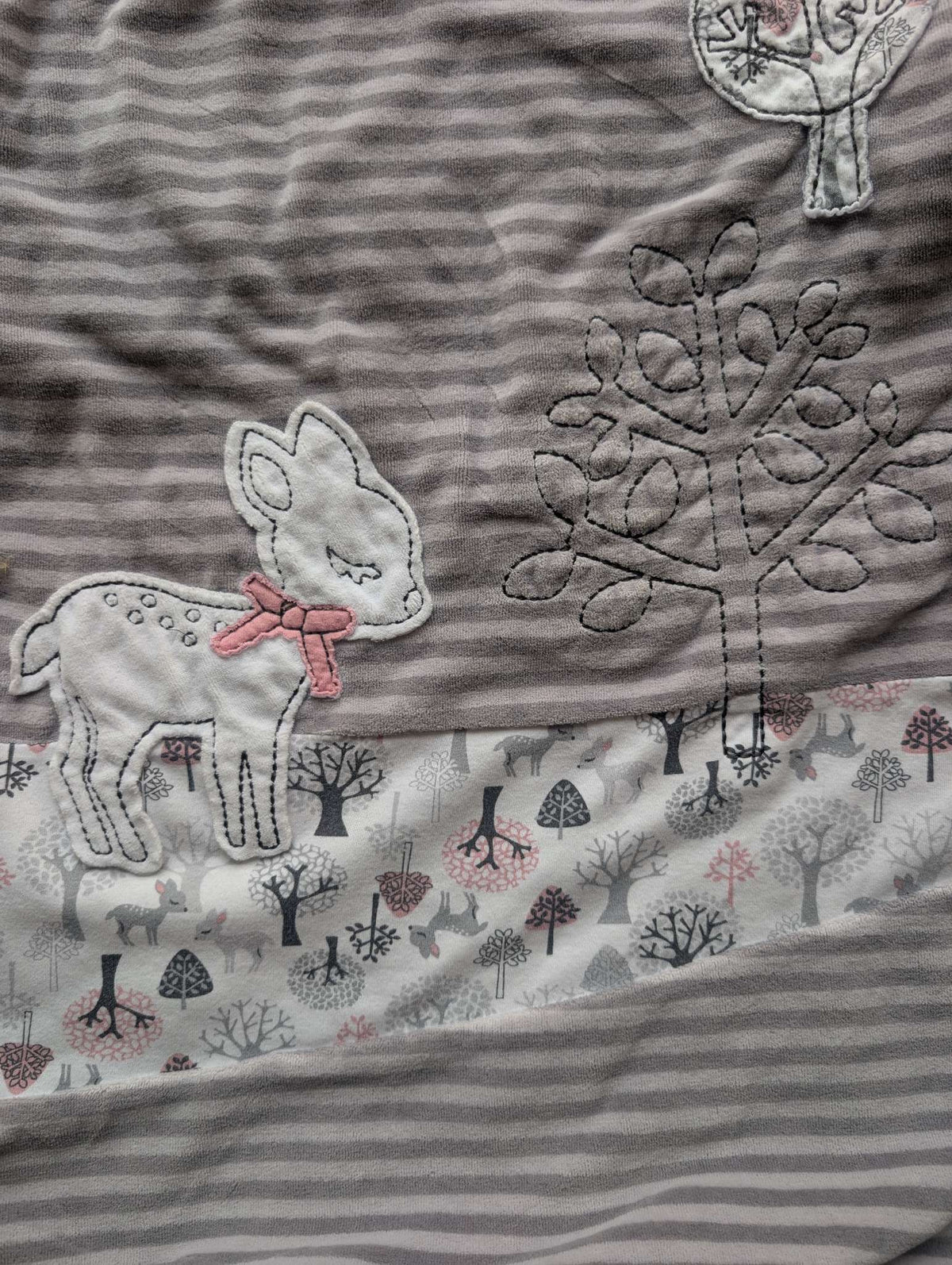 Savannah Baby Plush Woodland Fawn Sleep Sack (Size 6-18M), 6-12 Months (Medium)