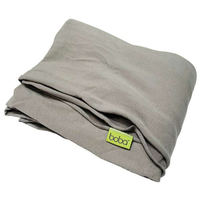 Boba Grey Stretchy Cotton Blend Baby Carrier Wrap Sling One Size