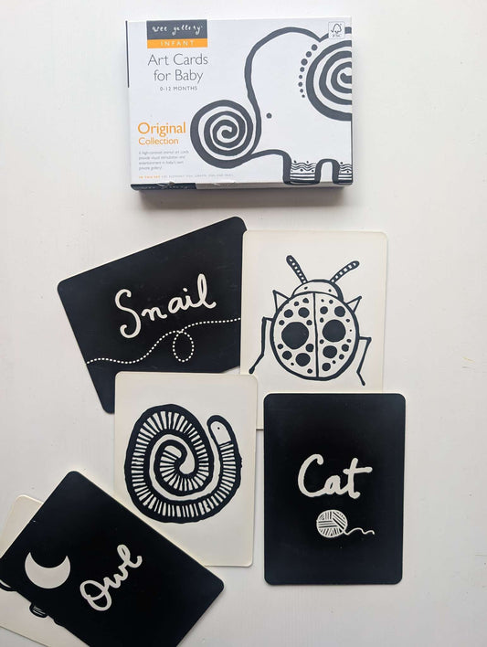 Wee Gallery High Contrast Infant Art Cards 0-12M