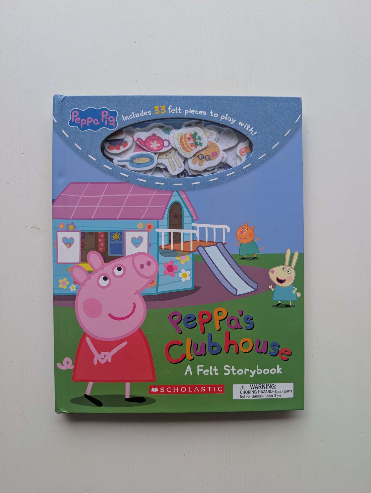 Peppa Pig Felt Interactive Storybook - Peppa's Clubhouse