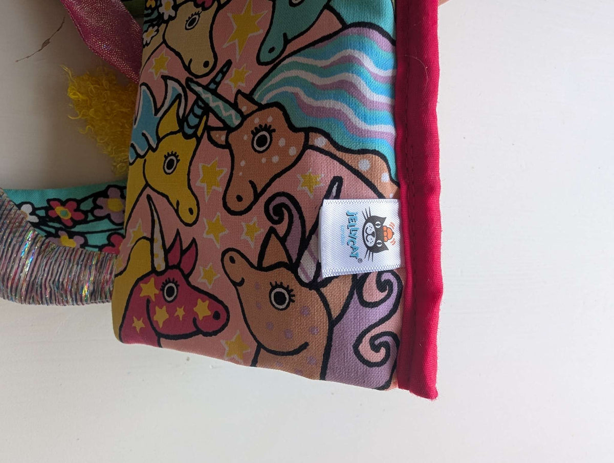 Jellycat Soft Cloth Baby Book - Unicorn Tails 0+ Months