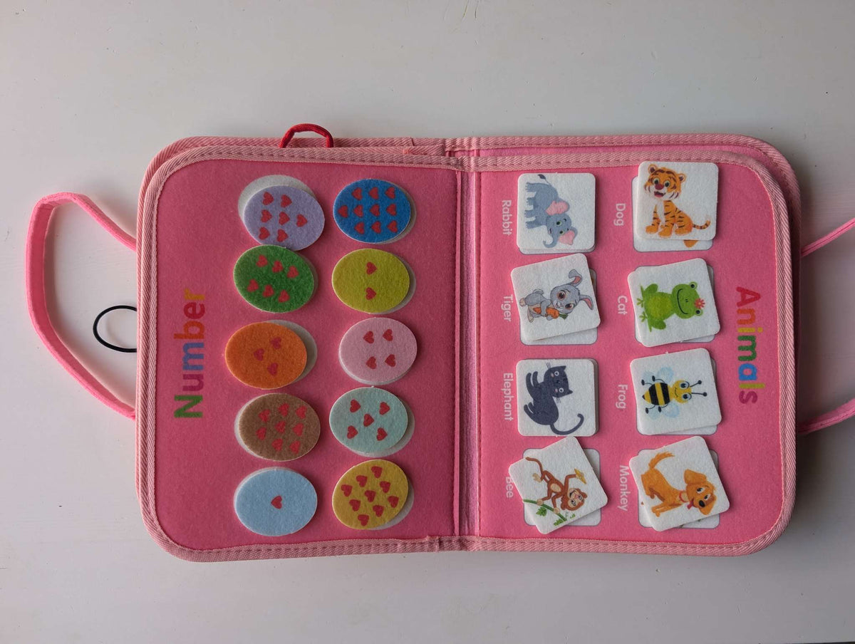 Dinosaur Felt Quiet Book / Busy Bag 1-4Y