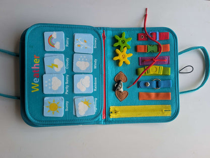 Outer Space Felt Quiet Book / Busy Bag