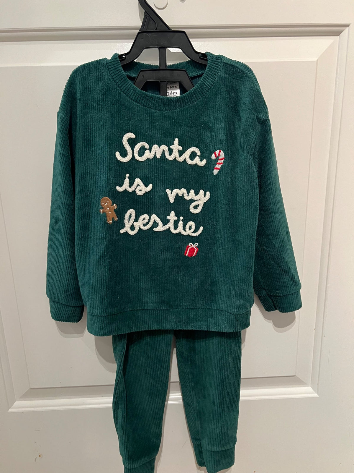 Santa is my Bestie outfit, Kids 24 Month (18-24M)