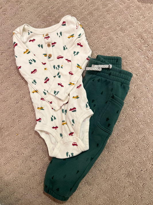 Winter pants and Christmas shirt, Kids 18 Month (12-18M)