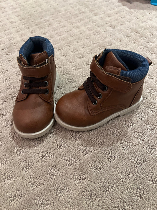 Brown Dress Boots, Shoes 5 (Walkers:12-24 mth)