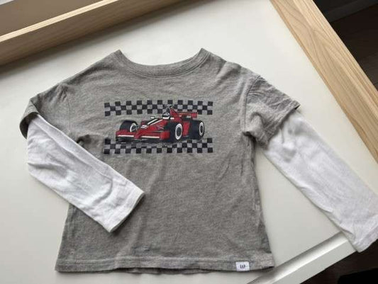 Gap Long Sleeve Graphic Shirt (formula 1), Kids 4/4T